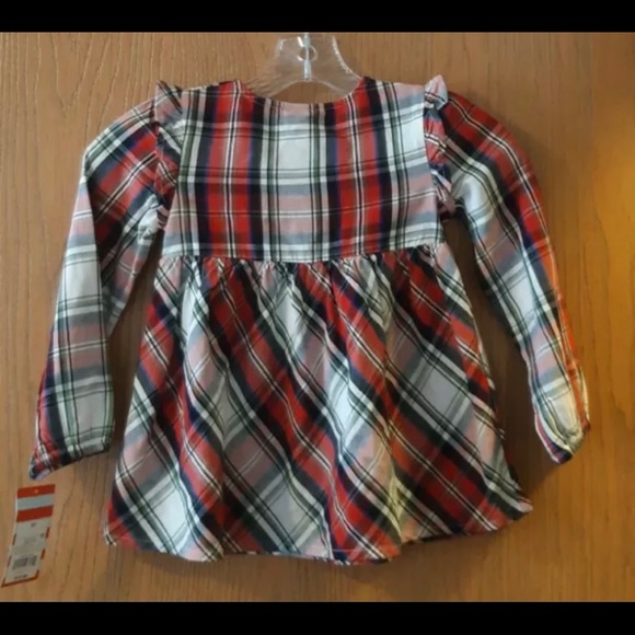 Plaid toddler blouse - Picture 4 of 4